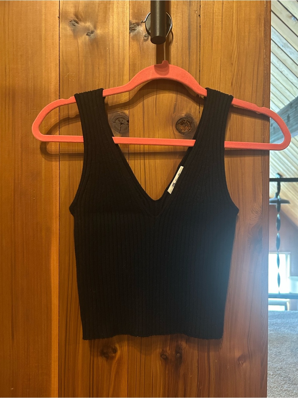 Madewell Sweater Tank Black